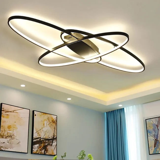 70W Modern Ceiling Light Dimmable Creative Pendant Lamp Dining Room Fixture LED Chandelier - Image 2