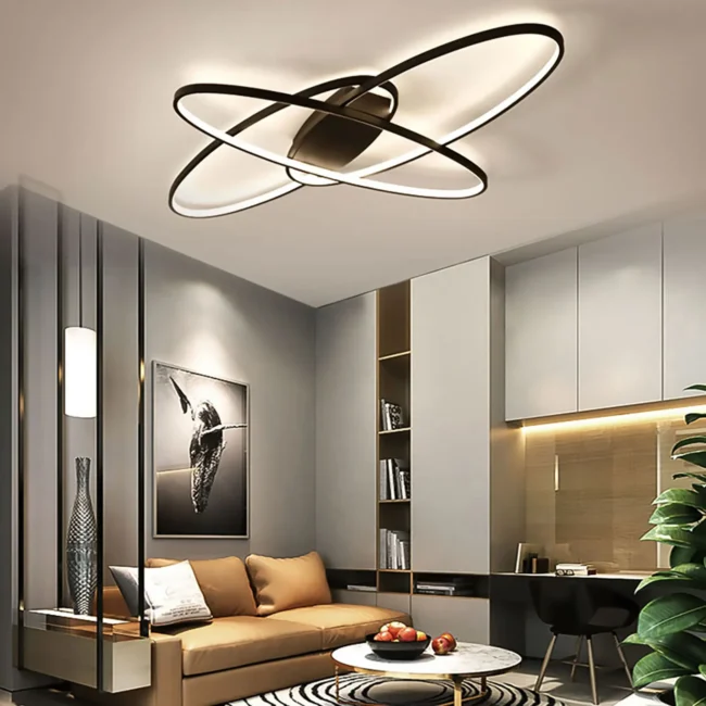 70W Modern Ceiling Light Dimmable Creative Pendant Lamp Dining Room Fixture LED Chandelier - Image 5